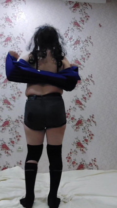 Bubble Butt. Hot Shemale Model Crossdresser Sissy Homemade Amateur Dancer and Cosplayer
