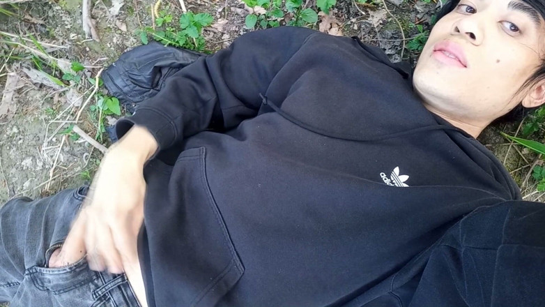 Jon Arteen: The Cute Gay Twink Jerking off His Cock, Pulled Through...