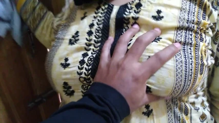 Aria Mia: Dirty Aunty Fucked by Her Stepson While Cleaning House