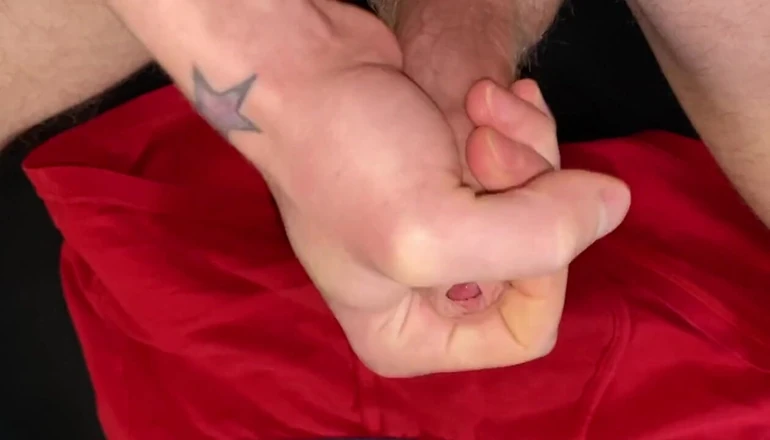 Hairy Daddy Fuck Young Hole with Dildo and Big Cock