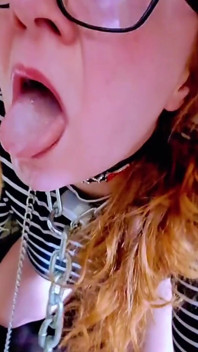 Caged Bitch Feeding Time