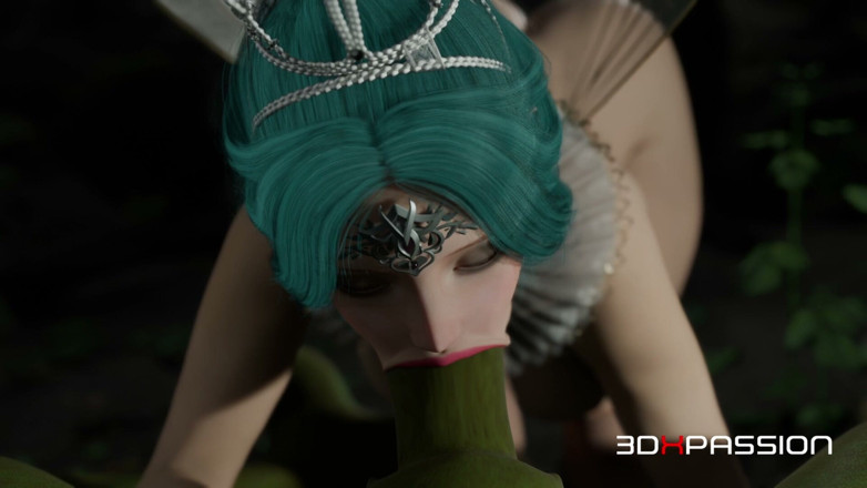 3dxpassion: คืนลับ นางฟ้าและออร์คในป่า -, เซ็กส์ทางทวารหนักและการหลั่งอย่างทรงพลัง