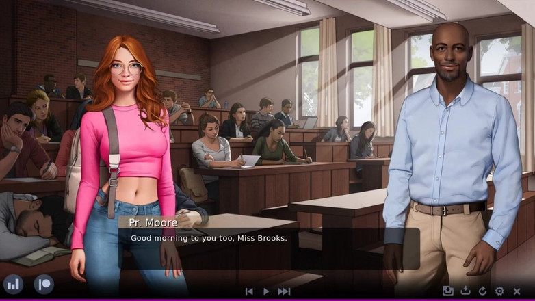 Miss Kitty 2K: Похоть в кампусе - часть 6 Кокетливая ботанистая