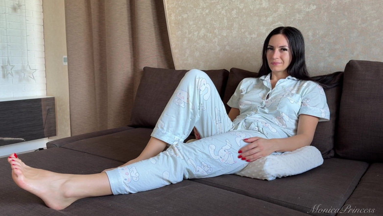 Princess Monica: Farting in Pajamas on a Pillow While Sitting on the...