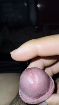 Flashing Little Pinky Cock