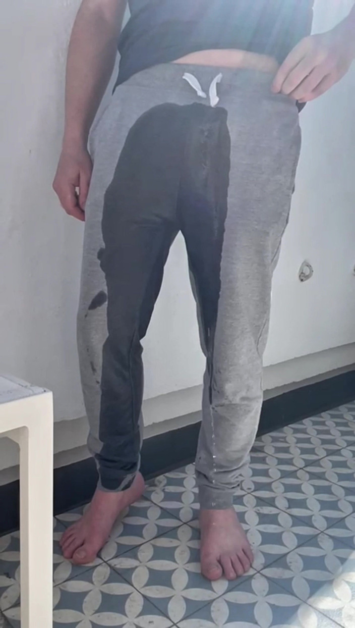 AmateurBoysPissing: Truth or Dare - Had to Piss and Wet My Pants