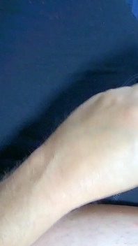 Another View of My Jerking My Smooth Cock