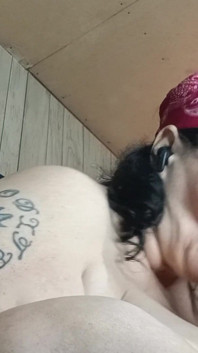 Sycking Her Pussy Juices off That Monster Hand