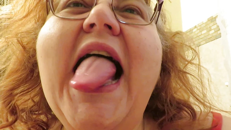 BBW nurse Vicki adventures with friends: I own you with my tongue slave
