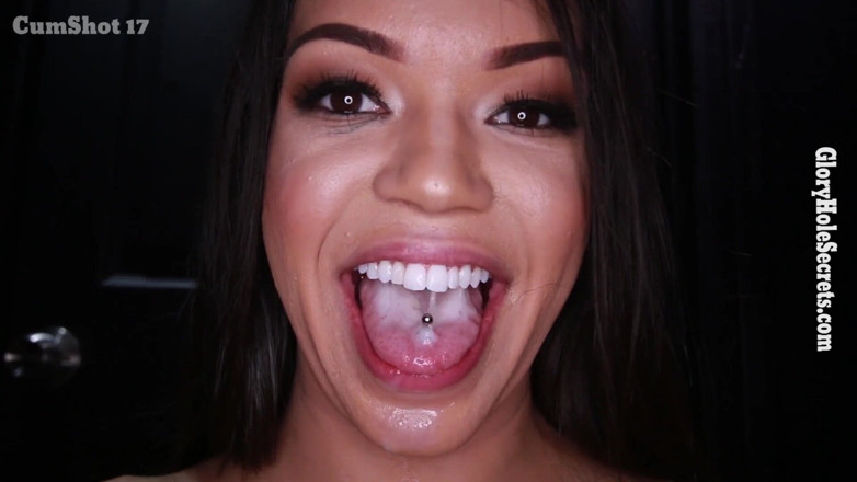 Glory Hole Secrets: Emily mena schluckt für 22 ladungen Im gloryhole
