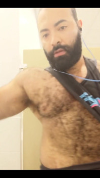 A Little Post Workout Nipple Play
