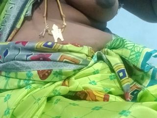 Saranya: Boobs Out From Blouse