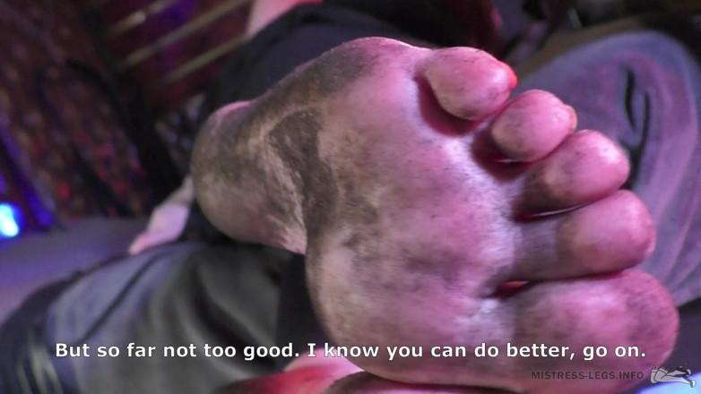 Mistress Legs: Femdom JOI - Lick my super dirty soles