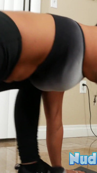 Tight fit Latina Amira Styles nude yoga and masturbation