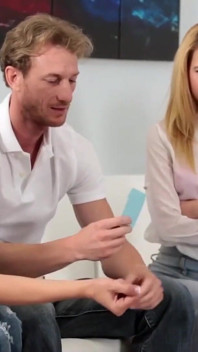 Game Night Do Whatever the Cards Say, Your Stepsister's Pussy Is Ready for Your Cum!
