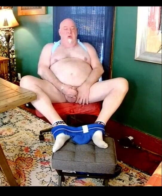 beardaddychub: Webcam Jerk for Fan!