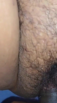 WildEnglishBBW grande cazzo nero si strofina il cazzo sulla mia figa pelosa e creampie