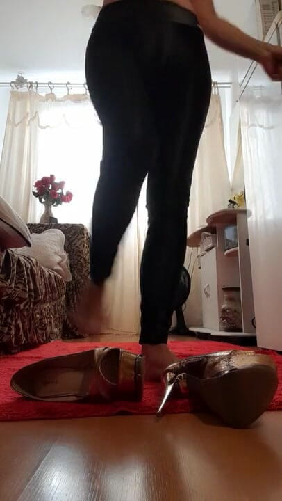 Stefany karoliny: Stefany Karoliny, usa pantalones de piernas brillantes y brillantes para...