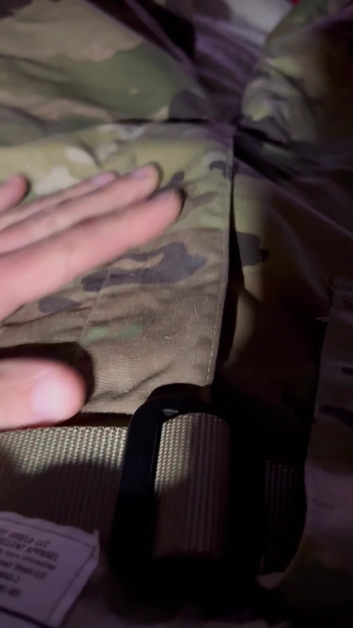Gay Soldier Stuff: Shooting a Creamy Load While Wearing a Colorful Jock!