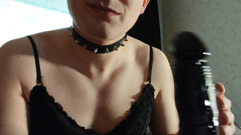 Valentine Tiger: In a Black Dress in Sexy Tights, Playin' with My...