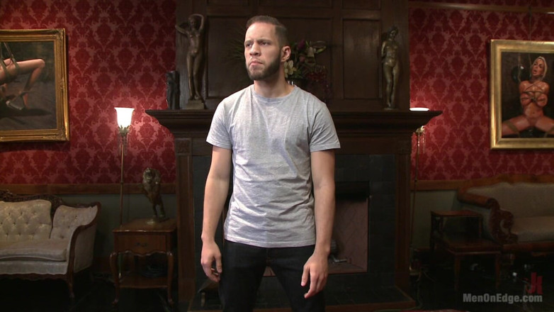 Men on Edge: Wolf Hudson's Giant Uncut Cock Gets Tied up and Edged