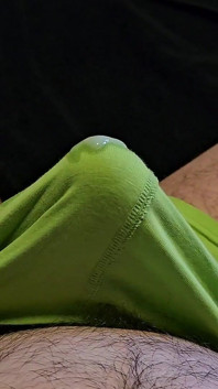 Cum in My Green Boxers!