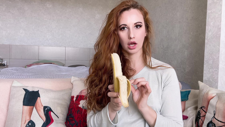 Holy_Red: Sedução Sexy Com Língua De Banana
