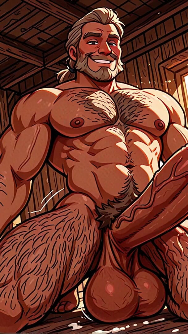 Horny Ai Men Nude Cumming (Erotic Man)