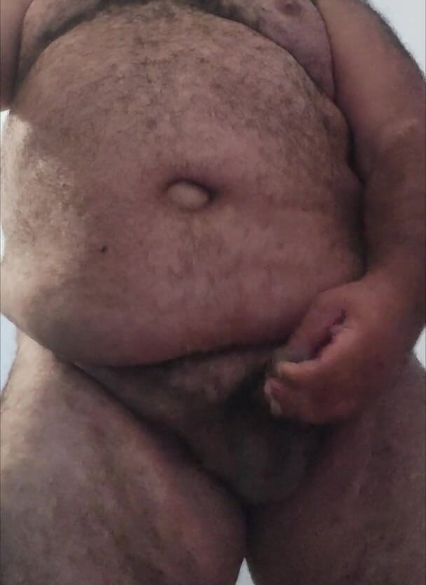 BeardedChubby: 사일런트 슬로우 자위, 나는 모든 것을 보여주고 마침내 통제력을 잃는다