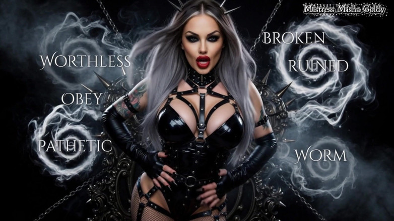 Goddess Misha Goldy: Loser Cock Commands. Psikologi songsang Mindfuck. Merayu Seperti Total Loser...