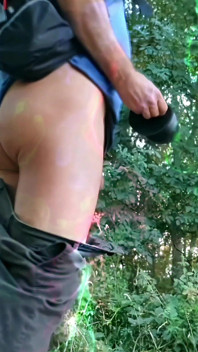 Buttplug Removal in the Woods