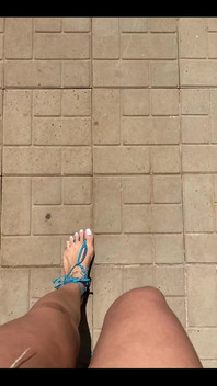 I Love the Color of These Sandals