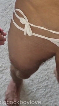 A Powerful Ejaculation of Sperm From a 10‑inch Penis During Rough Sex Without Condoms with a Twink.