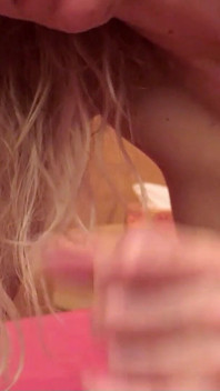 Blonde Mature Julia Pink Secretly Fucked by Guys in a Wooden Cabin