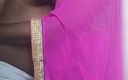Funny couple porn studio: Tamil half Saree knuffelend in erotisch