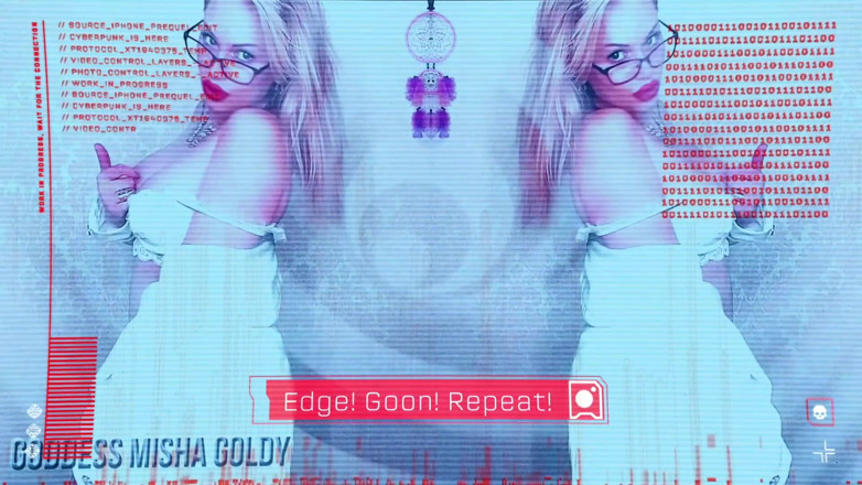 Goddess Misha Goldy: Become a mindless gooning jerkaholic for Me! Immerse yourself in...