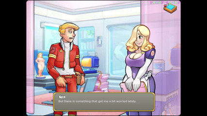 Porny Games: Space Rescue - tratment sexual con doctora rubia cachonda