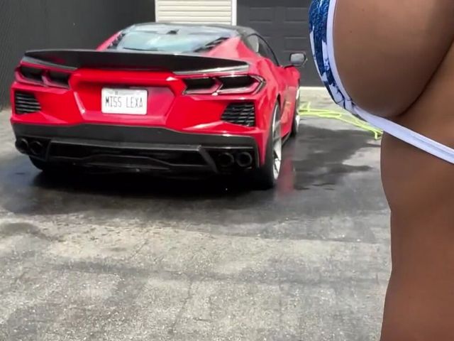 Sexy Car Wash Coming to Ur Screens Soon (Miss Lexa)