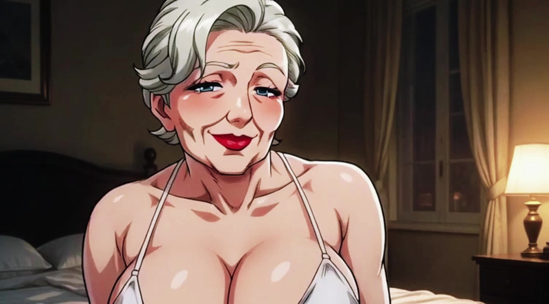 AI Porn: Ai nonna scollatura profonda stuzzica i primi piani