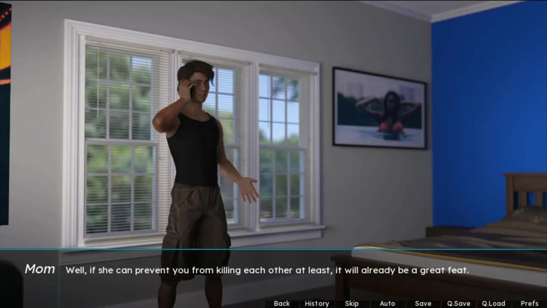 Visual Novels: Zomer geur deel 10 (vriendinroute)