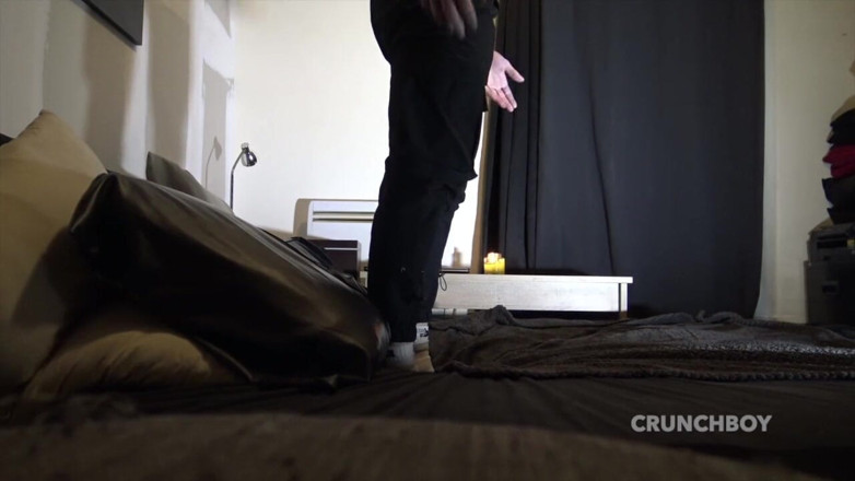 Bareback spy cam from Spain: Behind the scene with Emerick fucked raw by Juan Florian