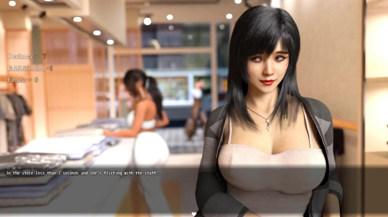 Dirty GamesXxX: Lisa: Duas meninas sexy na loja de roupas ep.11