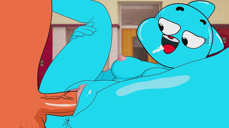Hot anime xxx: Nicole Watterson Fucks with Darwim - the Amazing World of Gumball...