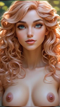 Lustrender Comic Style Nude Elf Girl Slideshow - Sexy Ai Fantasy Elf Pussy & Tits