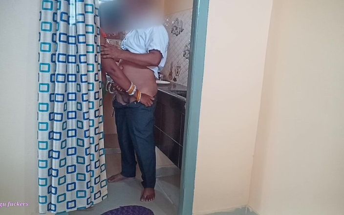 Telugu-fuckers: Desi indische telugu-stiefmutter mit dicken möpsen von stiefsohn in der...