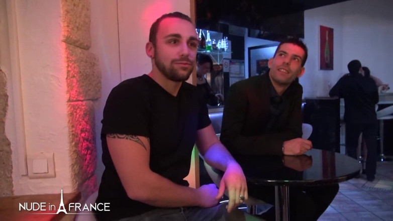 Nude in France: A guy offers her young wife in a swinger club...