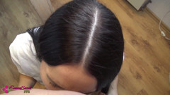 Emma Secret: Creampie am morgen! Ao auf dem küchentisch gefickt!