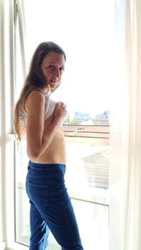 Shaking My Boobies at My Hotel Window