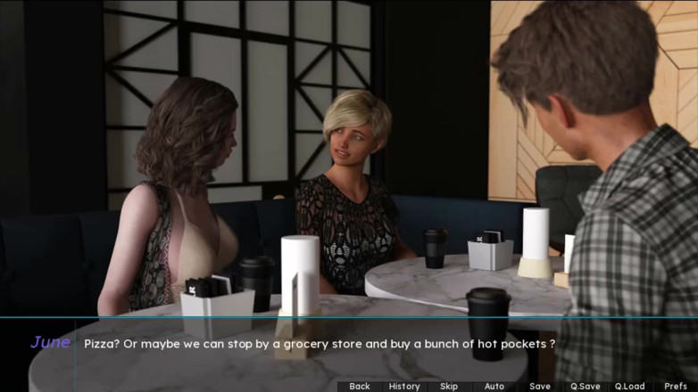 Visual Novels: Letni zapach część 15 (trasa przyrodniej siostry) - w przymierzalni