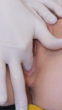 Close-up handschoen spelen